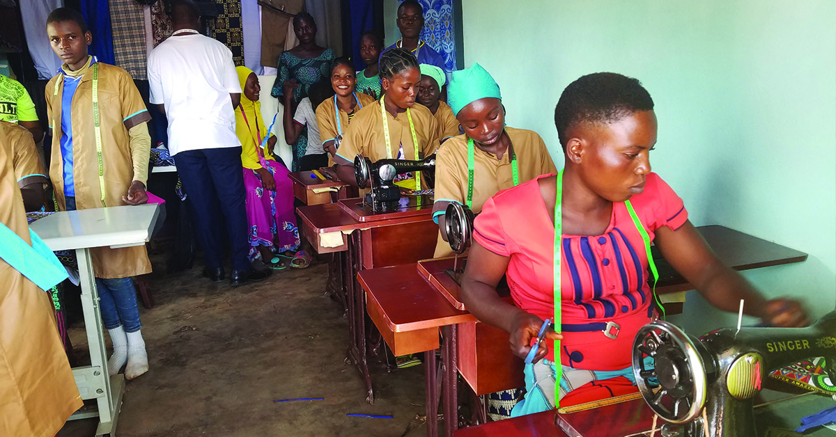 A tailoring center in Bankim