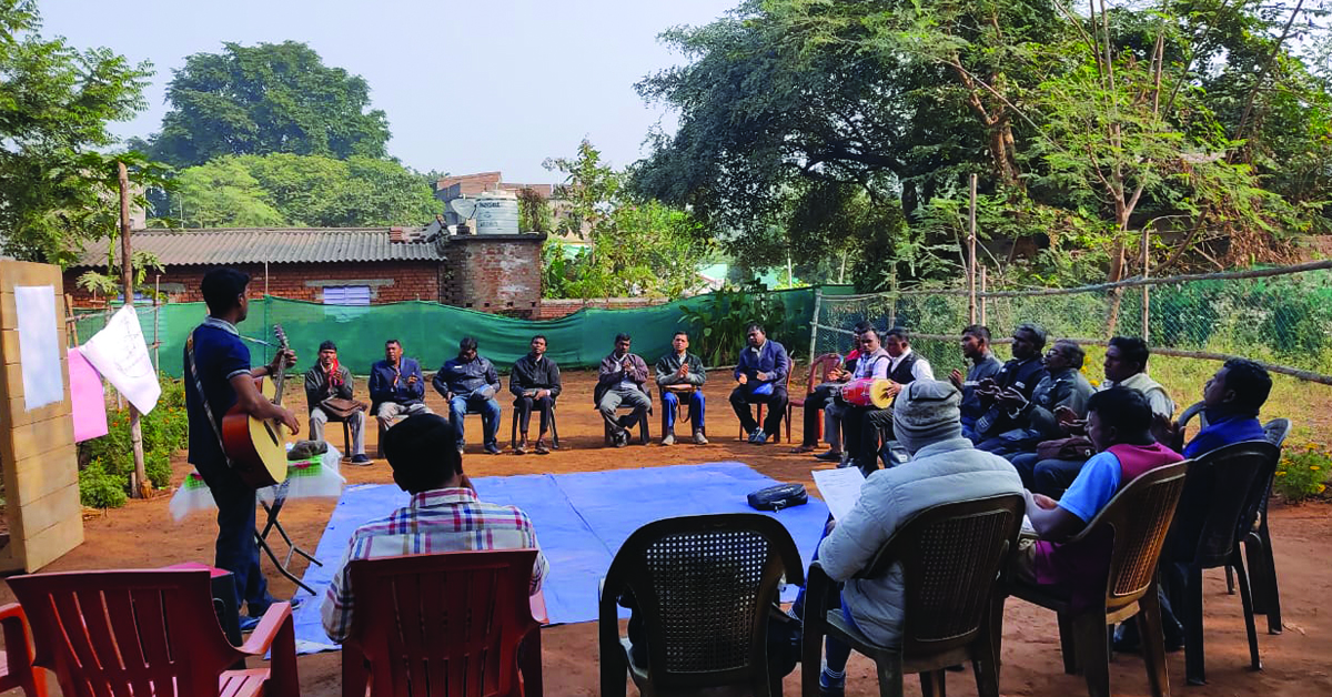 An outdoor TCD meeting.