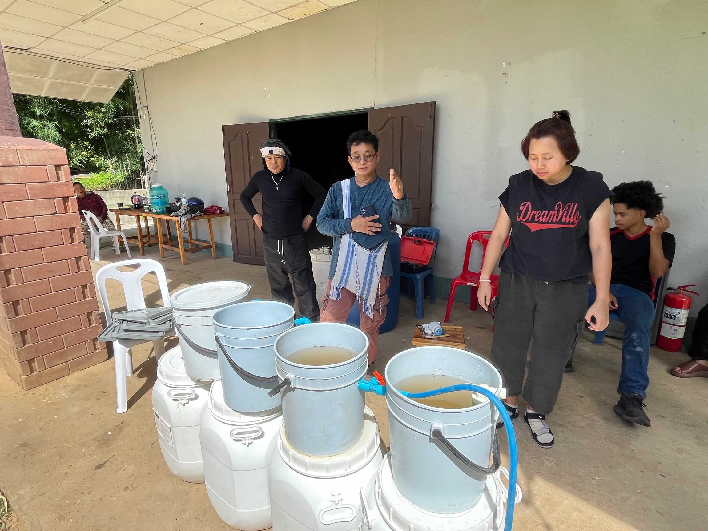 A TCD lesson about the water filtration system.