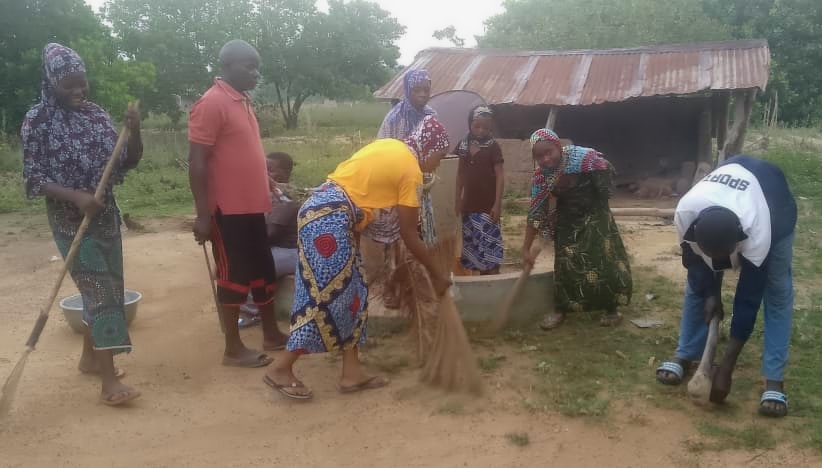 The Yelivo community united to promote health, clean water, and community care.